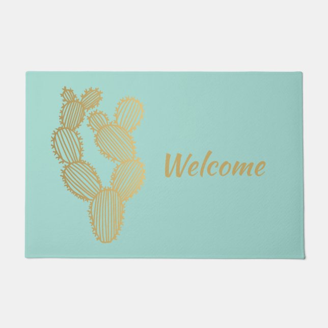 Tapete Dourado rabisco picante personalizado (Frente)