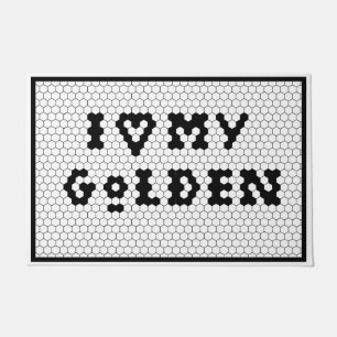Tapete Dourado Retriever Goldendoododododododododle