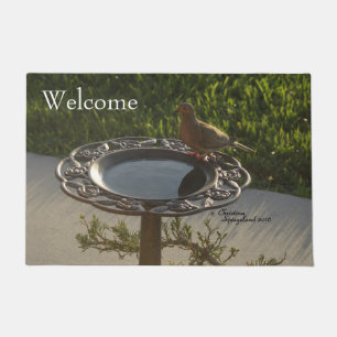Tapete Dove bird Birdabat Spiegeland - Bem-vindo Doormat