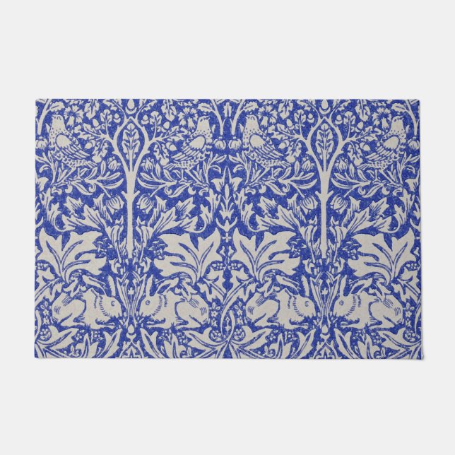 Tapete Dove e Coelho, William Morris (Frente)