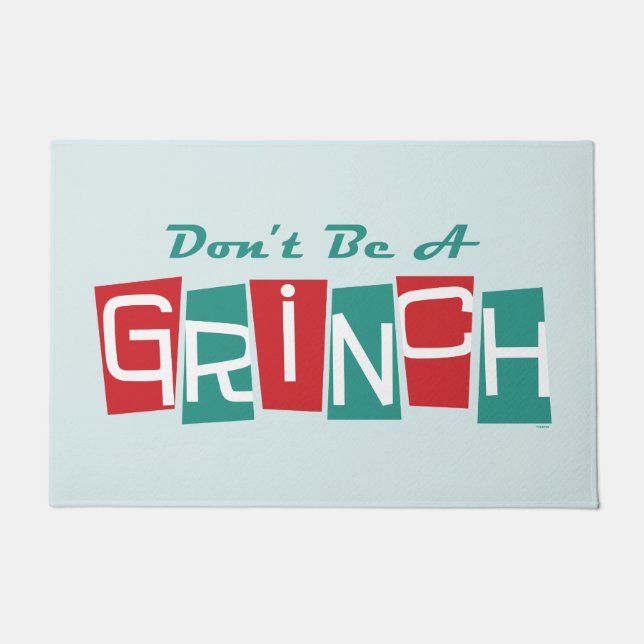 Tapete Dr. Seuss | Não seja um Grinch (Frente)