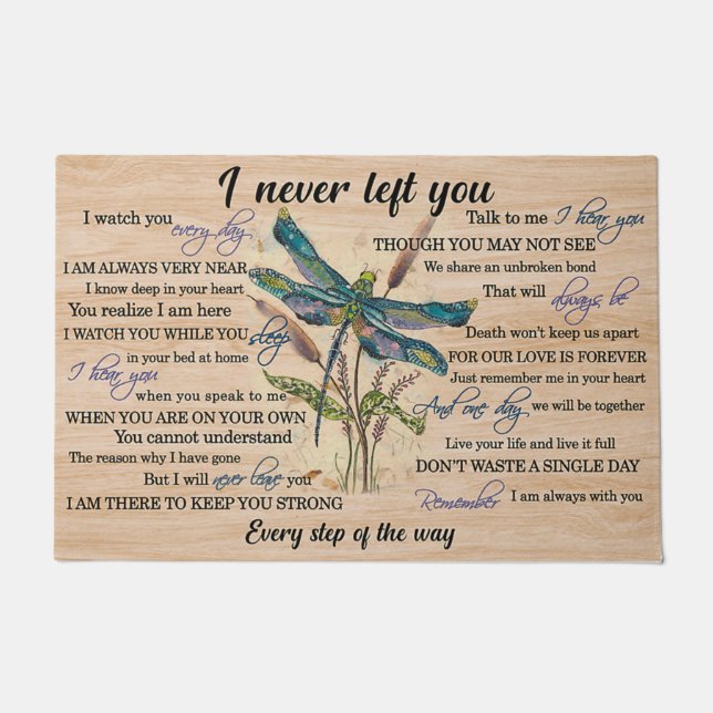 Tapete Dragonflies Doormat, Dragonfly Lover Mat (Frente)