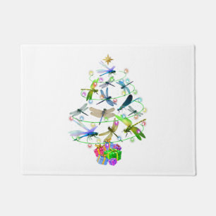 Tapete Dragonfly Árvore de Natal Luzes de Ornamento de Na