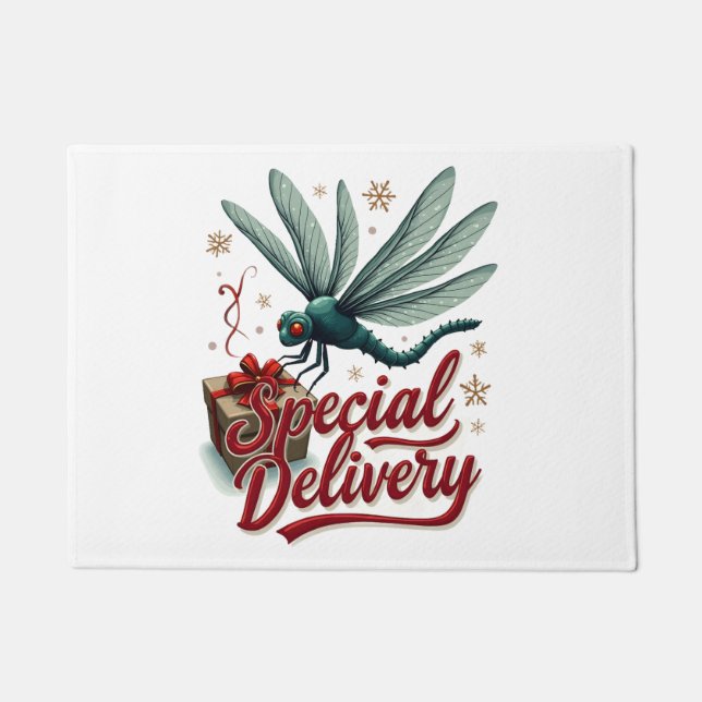 Tapete Dragonfly de Entrega Apresente (Frente)