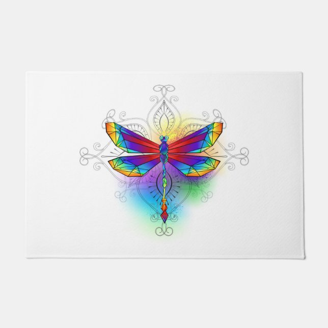 Tapete Dragonfly Poligonal (Frente)