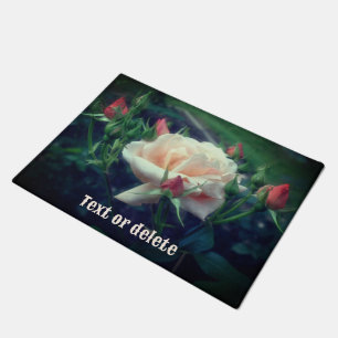 Tapete Dreamy Peach Rosa E Rosebud Flower Personalizados