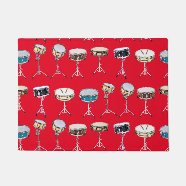 Tapete Drummer Snare Drums Percussionista Legal (Frente)