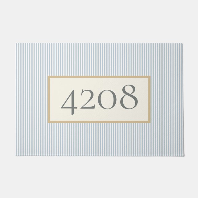 Tapete Dusty Blue Simple Stripes Classic (Frente)