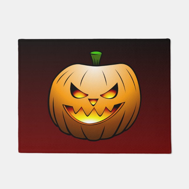 Tapete É hora do Halloween com Jack O'lantern (Frente)