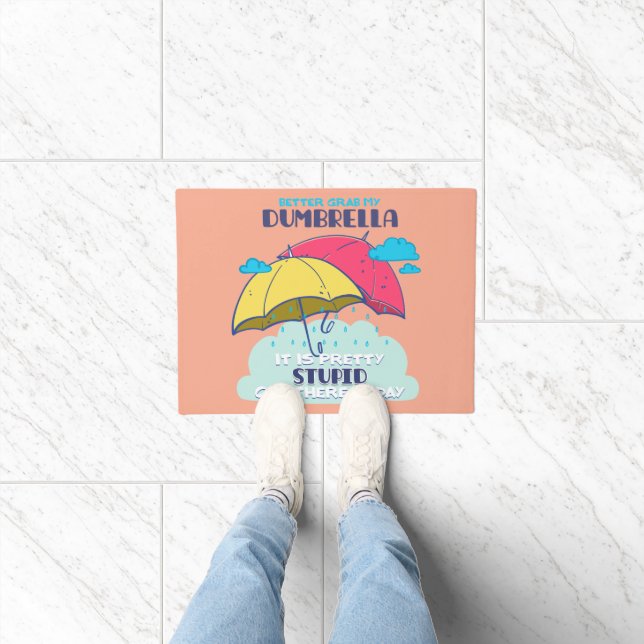 Tapete É Melhor Pegar Meu Dumbrella É Bonito Estúpido (Interior)