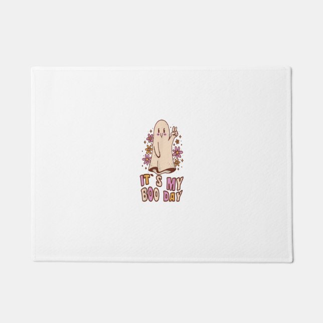 Tapete É o meu dia mais bonito, Ghost Halloween Birthday  (Frente)