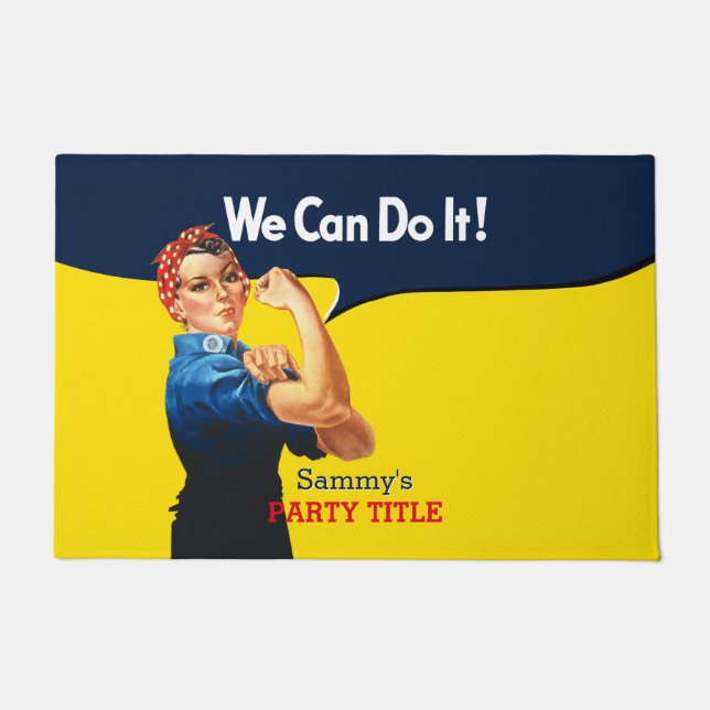 Tapete É o seu partido personalizado Personalizar isto (Frente)