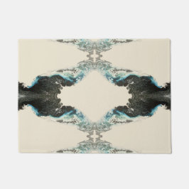 Tapete Ecos de Maré — Padrão Abstrato de Tinta Fluida