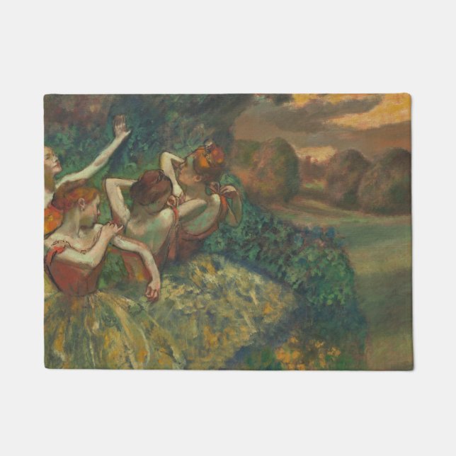 Tapete Edgar Degas Four Dancers Impressionista (Frente)