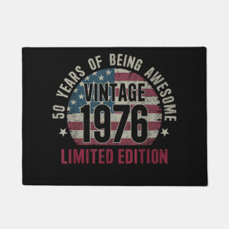 Tapete Edição Limitada de Aniversário de 50 Anos Vintage 