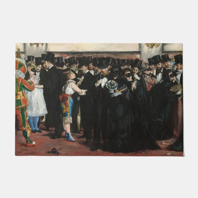 Tapete Edouard Manet - Baile Mascarado na Ópera (Frente)