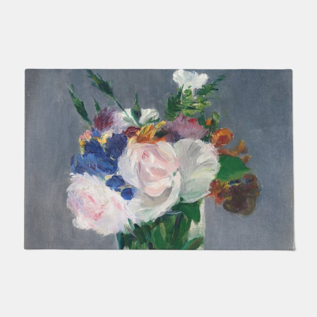 Tapete Edouard Manet - Flores num Vaso Cristal (Frente)