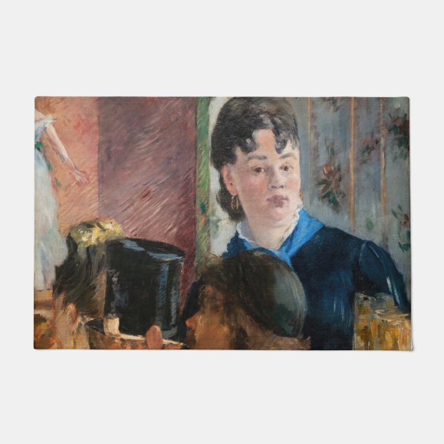 Tapete Edouard Manet - garçonete servindo cerveja (Frente)