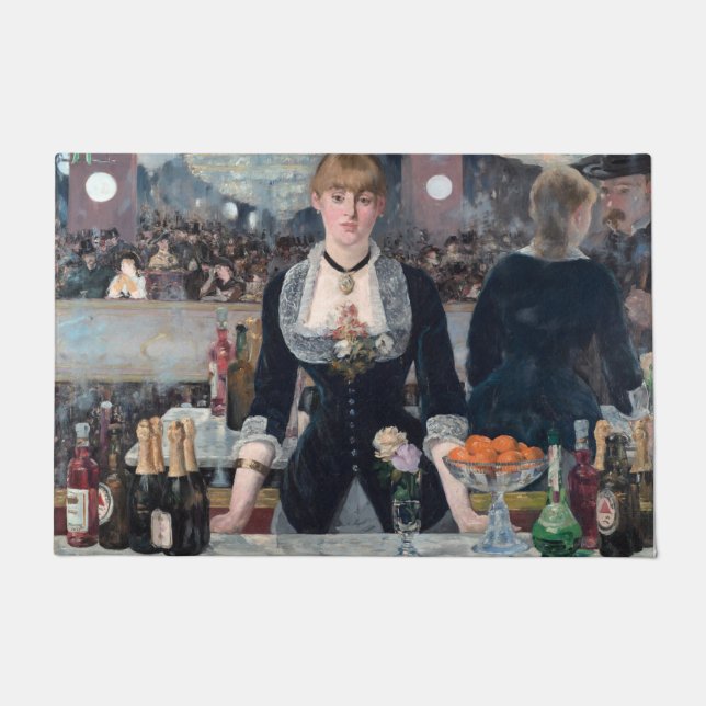Tapete Edouard Manet - Um Bar na Folies-Bergere (Frente)