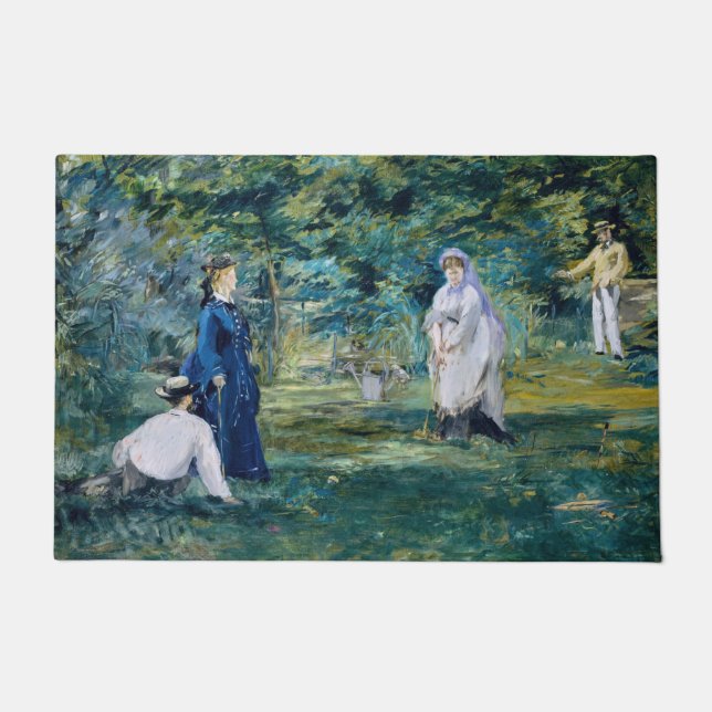 Tapete Edouard Manet - Uma Partida de Croquet (Frente)