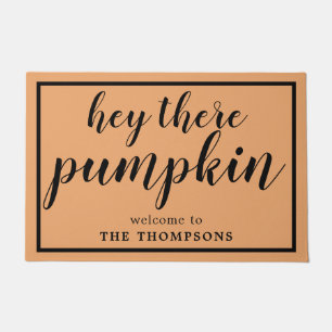Tapete Ei, Pumpkin Orange Fall Trendy Door Mat