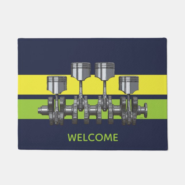 Tapete Eixo de manivela do pistão (Frente)