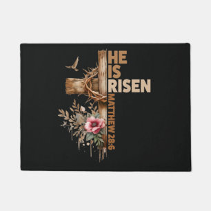 Tapete Ele Ressuscitou Jesus Cristão Religioso Páscoa
