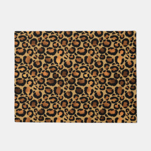 Tapete Elegant Brown Leopard Spots Wild Animal Glam