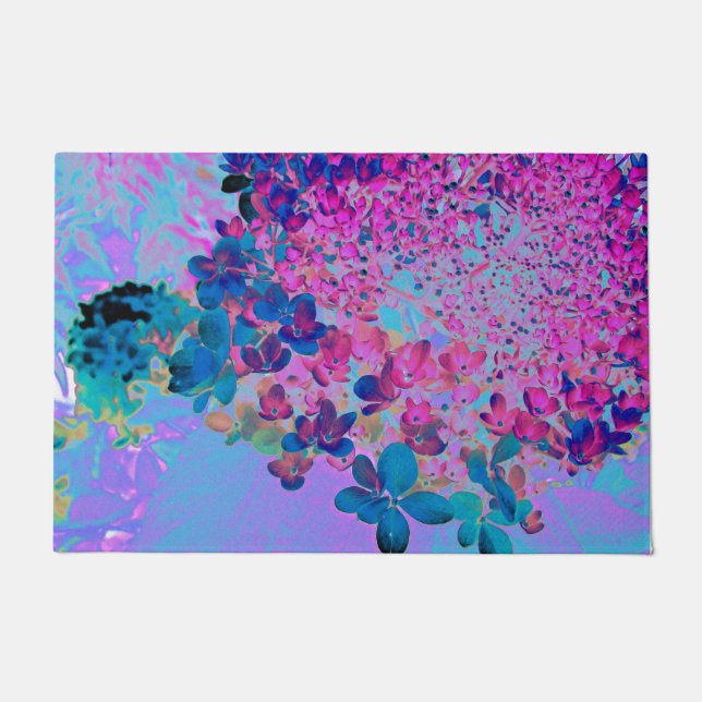 Tapete Elegante Azul Escuro e Magenta - Iluminismo (Frente)