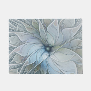 Tapete Elegante Beleza Arte Fractal Abstrata Moderna Flor