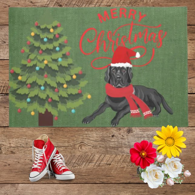 Tapete Elegante cores práticas lindas labrador preto (Criador carregado)