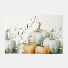 Tapete Elegante Script Grateful Autumn Rustic Pumpkin