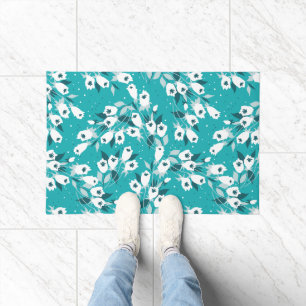Tapete Elegante Tulip Flower Pattern Botanical Art Design
