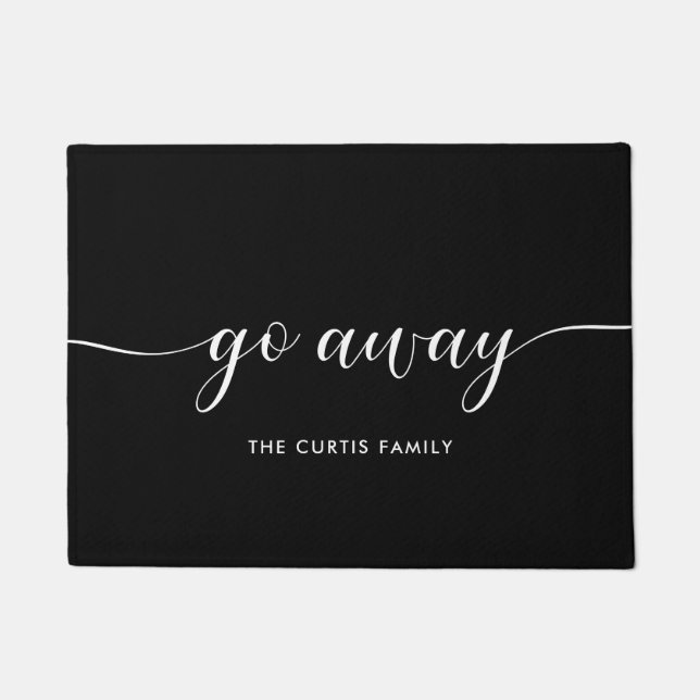 Tapete Elegante vá embora (Frente)