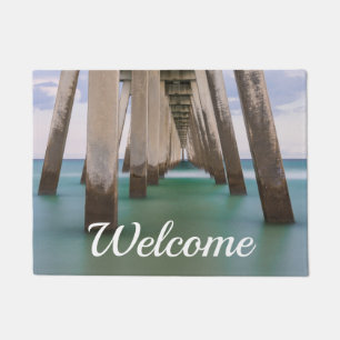Tapete Em Navarre Beach Pier Doormat