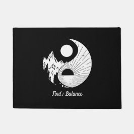 Tapete Encontre o saldo Zen Yin Yang Black White