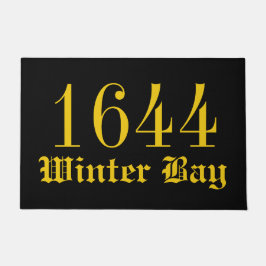 Tapete Endereço Bem-vindo Porta Mat