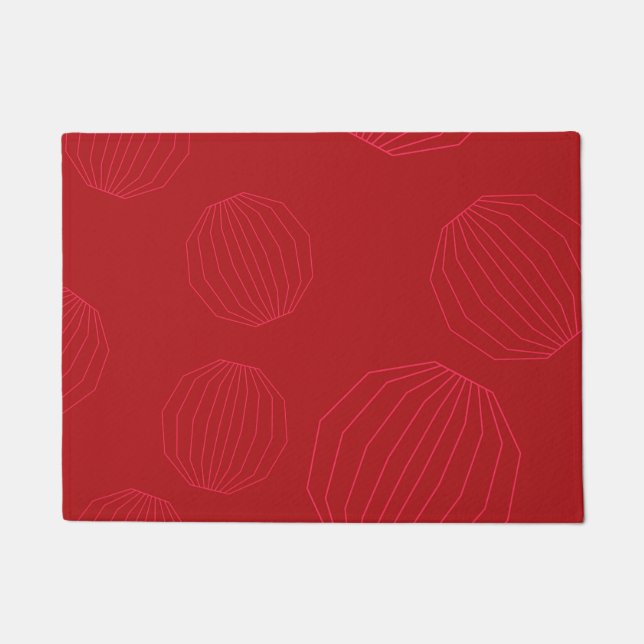 Tapete Enfeites de natal simples, modernos e fluentes (Frente)