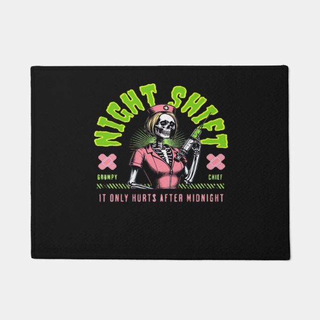 Tapete Enfermeira do turno da noite - Enfermeira nacional (Frente)