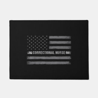 Tapete Enfermeiro correcional norte-americano Flag Vintag