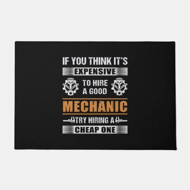 Tapete Engenheiro Aluguer Um Bom Engenheiro Mecânico (Frente)