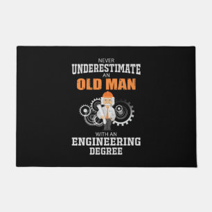 Tapete Engenheiro Velho Com Diploma De Engenharia