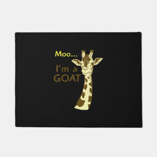 Tapete Engraçada Girafa Moo Eu sou um Gosta