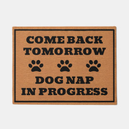 Tapete Engraçado Cachorro-Pata Imprime Russo Minimalista 