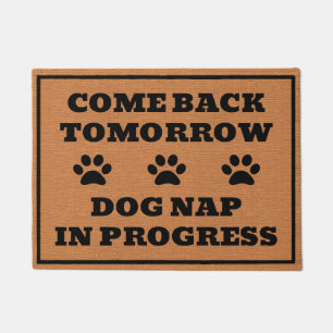 Tapete Engraçado Cachorro-Pata Imprime Russo Minimalista 