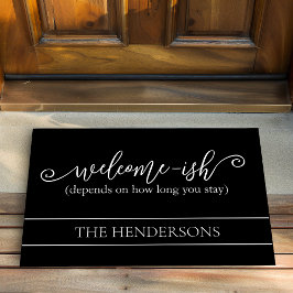 Tapete Engraçado Depende Quanto Tempo Você Fica Bem-Vindo