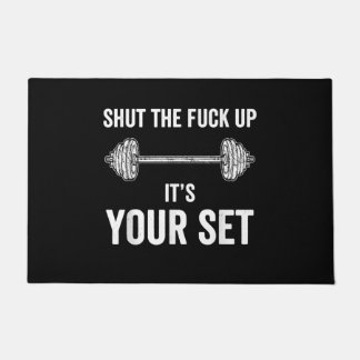 Tapete Engraçado Gym Funciona Sua Cotação Definida