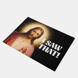 Tapete Engraçado Jesus Meme Eu Vi Isso