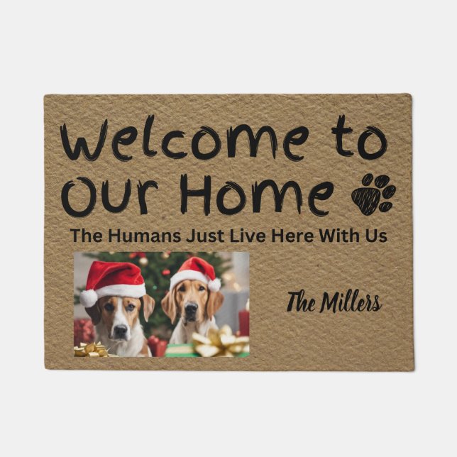 Tapete Engraçado presente personalizado personalizado par (Frente)