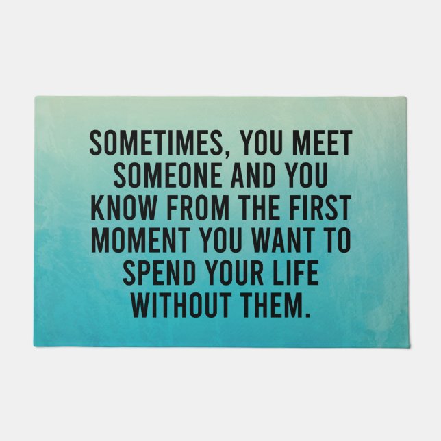 Tapete Engraçado Sarcástico Introduz Humor Dizendo (Frente)